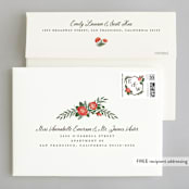 "Nature's Crest" - Wedding Invitations in Forest by Paper Sun Studio - FREE Recipient Addressing