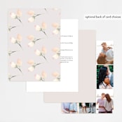 "Romantic Eucalyptus" - Wedding Invitations in Sage by Petra Kern - Back of Card