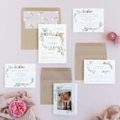 "Romantic Eucalyptus" - Wedding Invitations in Sage by Petra Kern - Invitation Suite