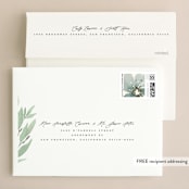 "Gardens Edge" - Wedding Invitations in Garden by Grace Kreinbrink - FREE Recipient Addressing