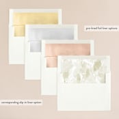 "Gardens Edge" - Wedding Invitations in Garden by Grace Kreinbrink - Envelope Liner Options