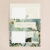 "Gardens Edge" - Wedding Invitations in Garden by Grace Kreinbrink - Assembled