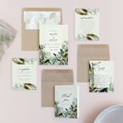 "Gardens Edge" - Wedding Invitations in Garden by Grace Kreinbrink - Invitation Suite