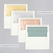 "Winter Bouquet" - Wedding Invitations in Mist by Alethea and Ruth - Envelope Liner Options