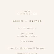 "desert chic" - Wedding Invitations in Blush by AK Graphics - Close-Up