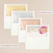 "desert chic" - Wedding Invitations in Blush by AK Graphics - Envelope Liner Options