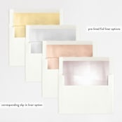 "plain paint" - Wedding Invitations in Taupe by Phrosné Barwood - Envelope Liner Options