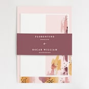 "Mod Brush" - Wedding Invitations in Blush by Lisa Fee Paura - Assembled