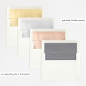 "Sunrise Waves" - Wedding Invitations in Ocean by Wildfield Paper Co - Envelope Liner Options
