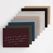 "Terrazzo Frame" - Wedding Invitations in Mustard by Amy Payne - Colored Envelopes Available