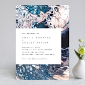 "swirl" - Wedding Invitations in Celestial by Alethea and Ruth - Front