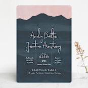 "ridge" - Wedding Invitations in Dusk by Krissy Bengtson - Front