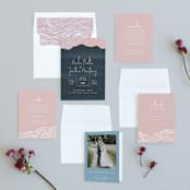 "ridge" - Wedding Invitations in Dusk by Krissy Bengtson - Invitation Suite