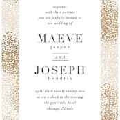 "Organic Dots" - Wedding Invitations in Champagne by lena barakat - Close-Up
