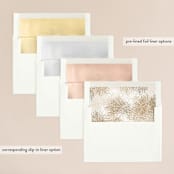 "Organic Dots" - Wedding Invitations in Champagne by lena barakat - Envelope Liner Options