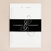 "Swept Away" - Wedding Invitations in Pearl by Jennifer Postorino - Assembled