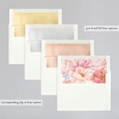 "Peony Gardens" - Wedding Invitations in Peony by Inna Moreva - Envelope Liner Options