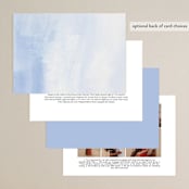 "muted mountains" - Wedding Invitations in Splendid Day by Deborah Chou - Back of Card