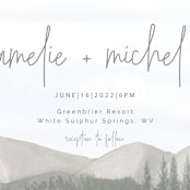 "muted mountains" - Wedding Invitations in Splendid Day by Deborah Chou - Close-Up