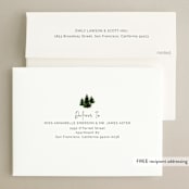 "muted mountains" - Wedding Invitations in Splendid Day by Deborah Chou - FREE Recipient Addressing