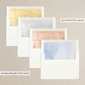 "muted mountains" - Wedding Invitations in Splendid Day by Deborah Chou - Envelope Liner Options