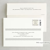 "mudcloth wedding" - Wedding Invitations in Cream by Erin Deegan - FREE Recipient Addressing