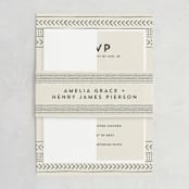 "mudcloth wedding" - Wedding Invitations in Cream by Erin Deegan - Assembled