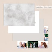 "Scripted Union" - Wedding Invitations in Pearl by Kelly Schmidt - Back of Card