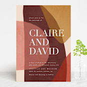 "Galeria" - Wedding Invitations in Autumn Desert by Kelly Schmidt - Front