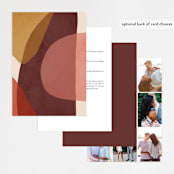 "Galeria" - Wedding Invitations in Autumn Desert by Kelly Schmidt - Back of Card