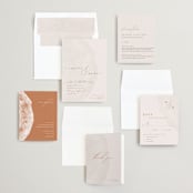 "a hundred years" - Wedding Invitations in Burnt Umber by Robin Ott - Invitation Suite