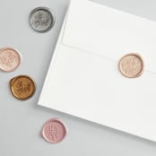 "a hundred years" - Wedding Invitations in Burnt Umber by Robin Ott - Wax Seals