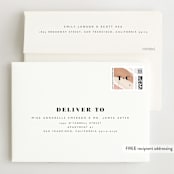 "Formation" - Wedding Invitations in Terracota by Olivia Goree - FREE Recipient Addressing