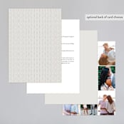 "Simply Grand" - Wedding Invitations in Dove by Hooray Creative - Back of Card