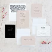 "Adora" - Wedding Invitations in Dawn by Leah Bisch - Invitation Suite