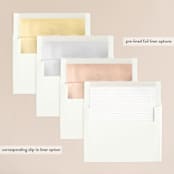 "Crush" - Wedding Invitations in Buttery by Carolyn MacLaren - Envelope Liner Options