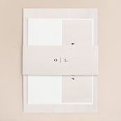 "Crush" - Wedding Invitations in Buttery by Carolyn MacLaren - Assembled