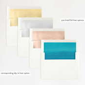 "Sand & Sun" - Wedding Invitations in Ocean by Nicole Walsh - Envelope Liner Options