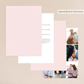 "Lettera" - Wedding Invitations in Blush by Lauren Chism - Back of Card