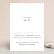 "Elemental" - Wedding Invitations in Cloud by Snow and Ivy - Front