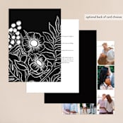 "Elemental" - Wedding Invitations in Cloud by Snow and Ivy - Back of Card
