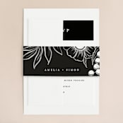 "Elemental" - Wedding Invitations in Cloud by Snow and Ivy - Assembled