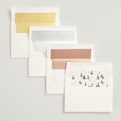 "into the mountains" - Wedding Invitations in Olive by Helen Halik - Envelope Liner Options