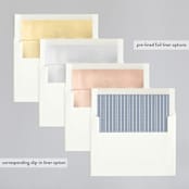 "window pane check" - Wedding Invitations in Navy by Kerry Doyle - Envelope Liner Options