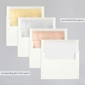 "Right Side" - Wedding Invitations in Blackberry by Susan Brown - Envelope Liner Options