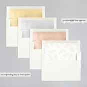 "Agave & Greens" - Wedding Invitations in Ivory by Susan Moyal - Envelope Liner Options