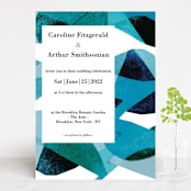 "Drops" - Wedding Invitations in Sea by Bethania Lima - Front