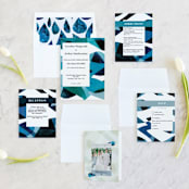 "Drops" - Wedding Invitations in Sea by Bethania Lima - Invitation Suite