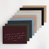 "romance in spring" - Wedding Invitations in Olive by Angela Marzuki - Colored Envelopes Available