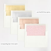 "romance in spring" - Wedding Invitations in Olive by Angela Marzuki - Envelope Liner Options